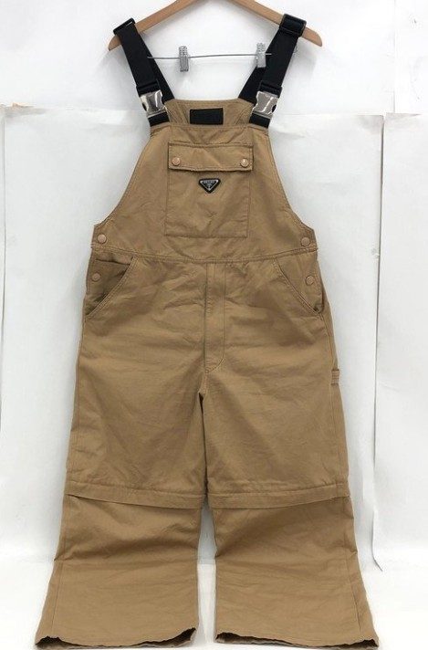 プラダオーバーオールサロペット ベージュ 34