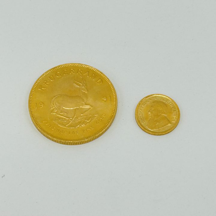クルーガー金貨 1oz 1/10oz 2枚セット