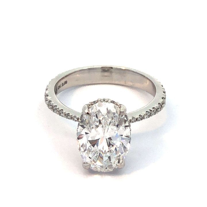 ダイヤモンド リング Pt850 約6号 ダイヤ2.09ct