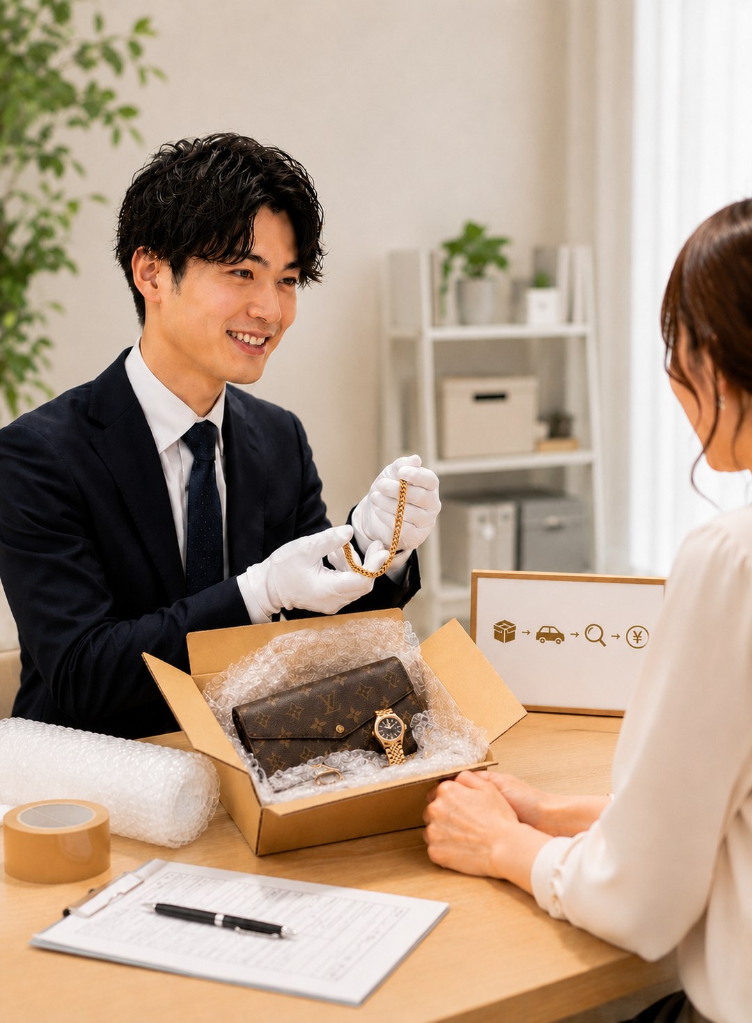 出張でのお買取