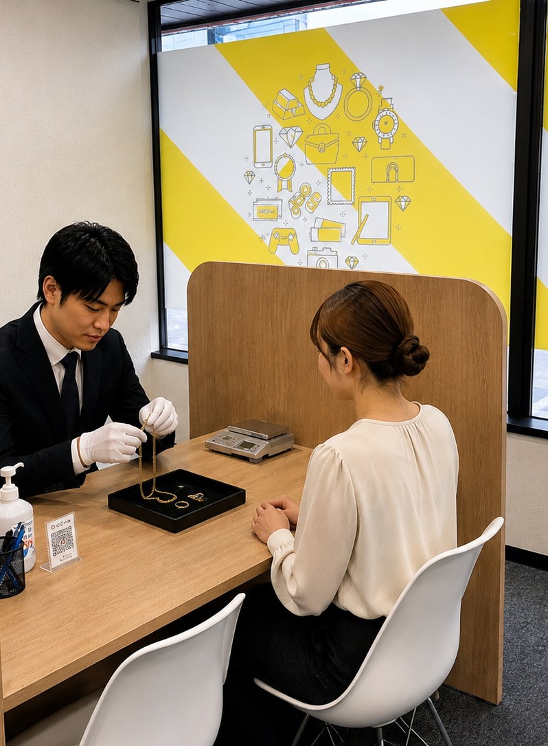店頭でのお買取